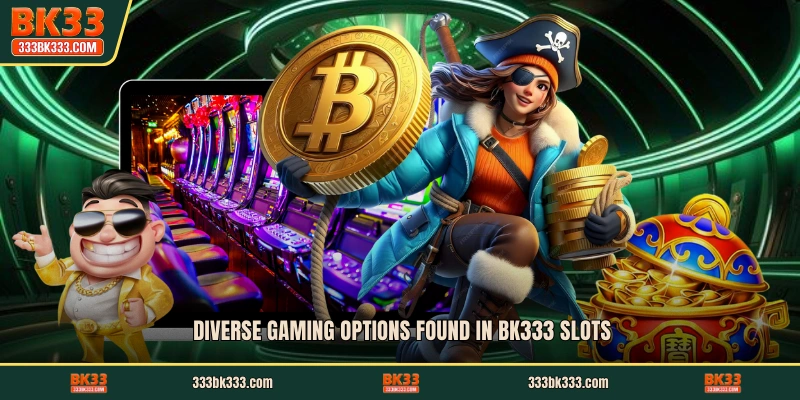 Diverse gaming options found in BK333 slots