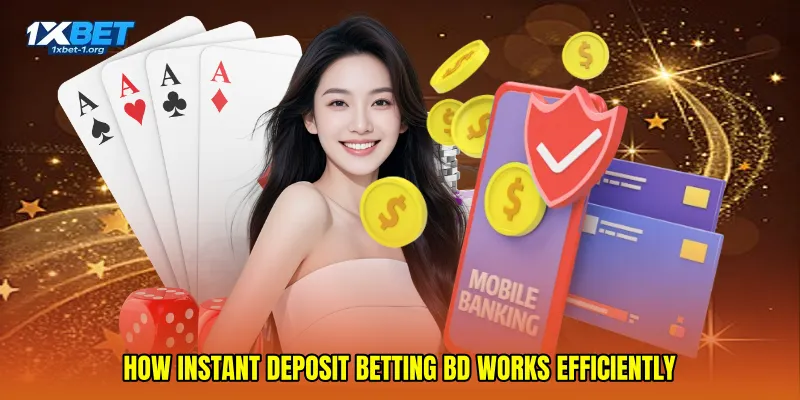 How Instant deposit betting BD Works Efficiently