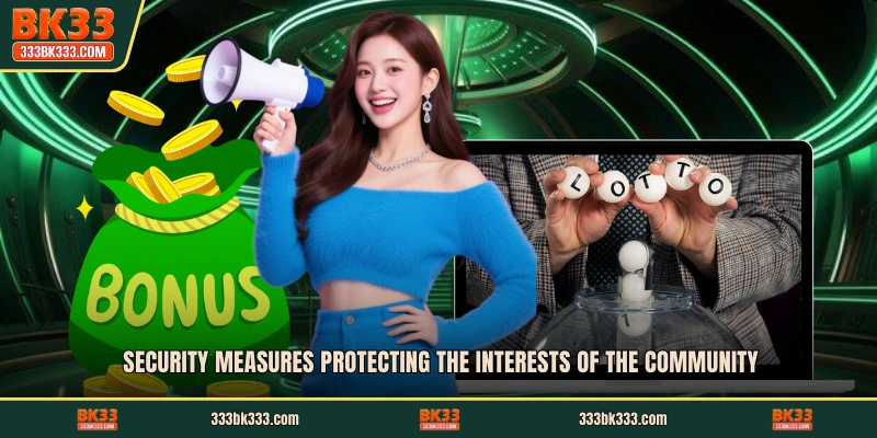 Security measures protecting the interests of the community