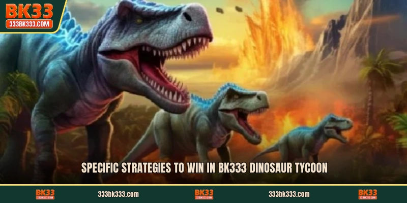 Specific strategies to win in BK333 Dinosaur Tycoon