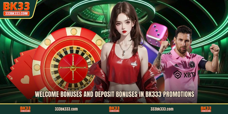 Welcome bonuses and deposit bonuses in BK333 Promotions