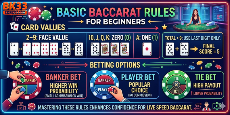 Basic Baccarat Rules for Beginners