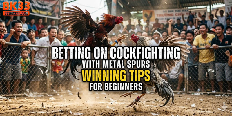 Betting on Cockfighting with Metal Spurs: Win More