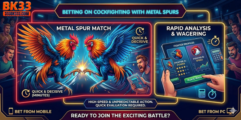 What Is Betting on Cockfighting with Metal Spurs