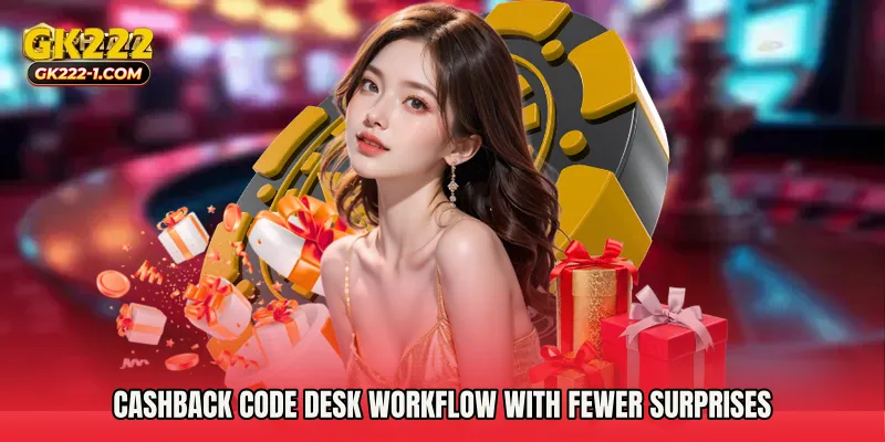 Cashback Code Desk workflow with fewer surprises
