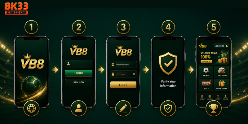 How to Complete the VB8 Bet BD Login