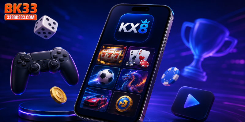 The KX8 app is a mobile gaming application