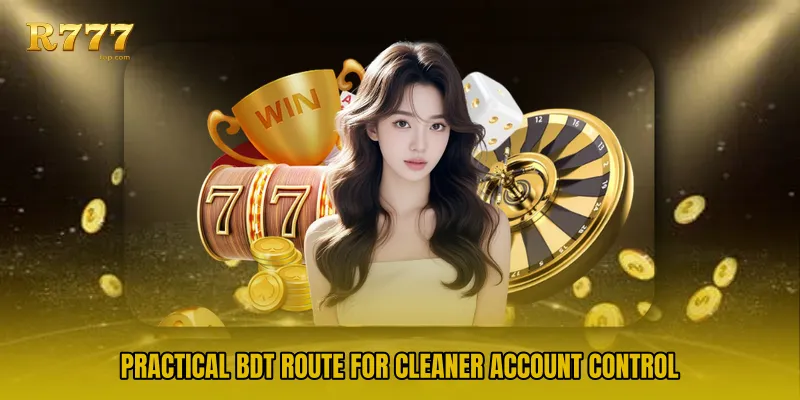 Practical BDT route for cleaner account control